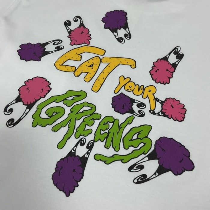 1:1 quality version Anti Promo Banana & Pom Pom Print Graffiti T-Shirt 2 colors 29093663