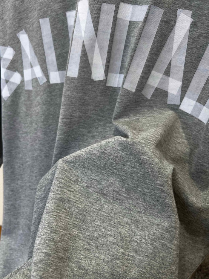 1:1 quality version White Patch Letter Tee 29093606