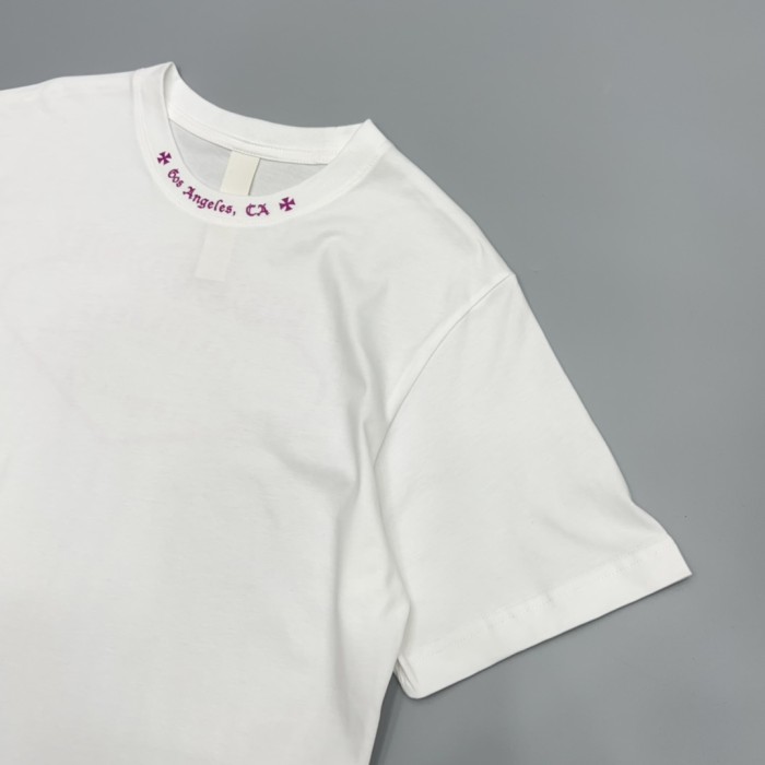 1:1 quality version Pink Logo & Sanskrit Neckline Letter Los Angeles T-Shirt 2 colors 29094030