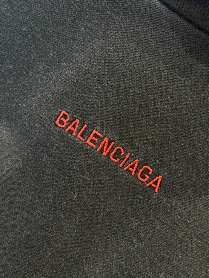 1:1 quality version Red Logo Embroidered Vintage Hoodie 29093637