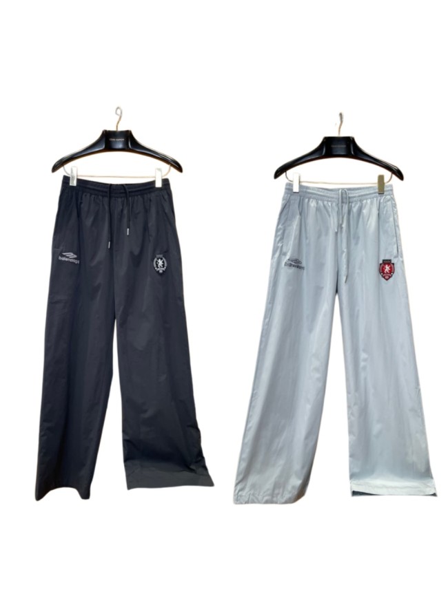 1:1 quality version Logo Embroidered Wide Leg Draped Casual Pants 2 colors 29093615