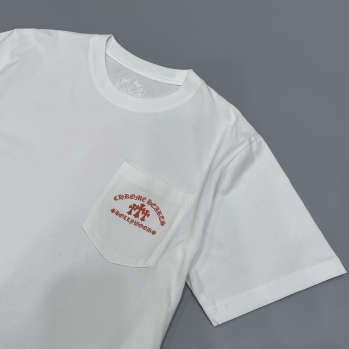 1:1 quality version Orange Triple Cross Hollywood Print Pocket T-Shirt 2 colors 29093909