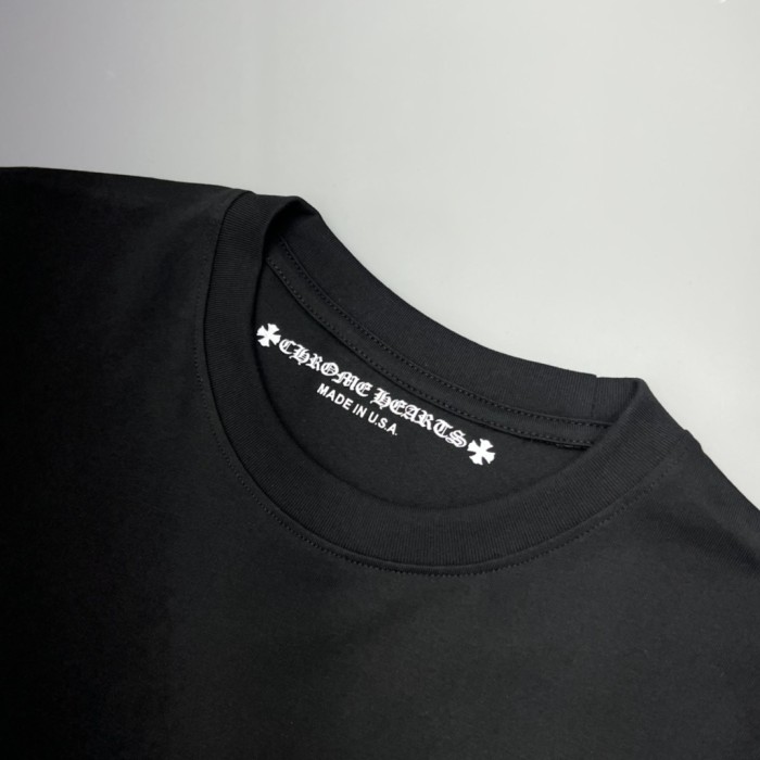 1:1 quality version Pink Label Letter Embroidery Mouth Sanskrit Print T-Shirt 29093531