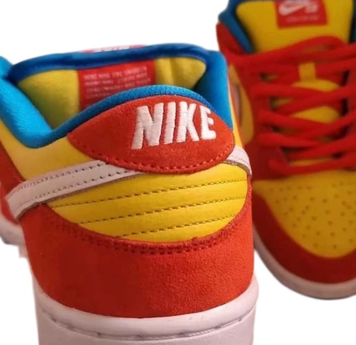 [plus-size shoes]N SB Dunk Low Bart Simpson Skate Shoes 29097974