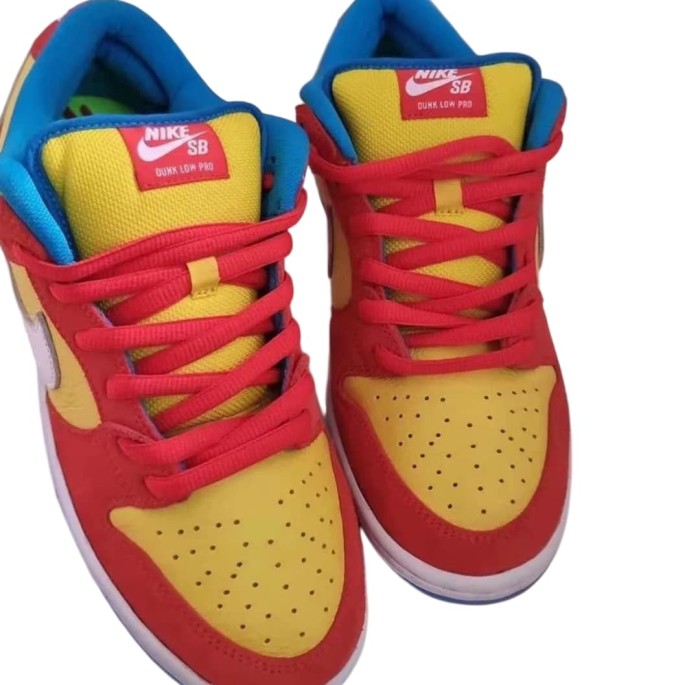 [plus-size shoes]N SB Dunk Low Bart Simpson Skate Shoes 29097974