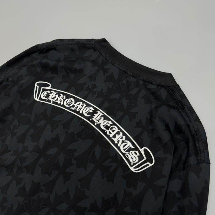 1:1 quality version Subtle Cross All-Over Print & Barbed Wire Sleeve Long Sleeve T-Shirt 29096834