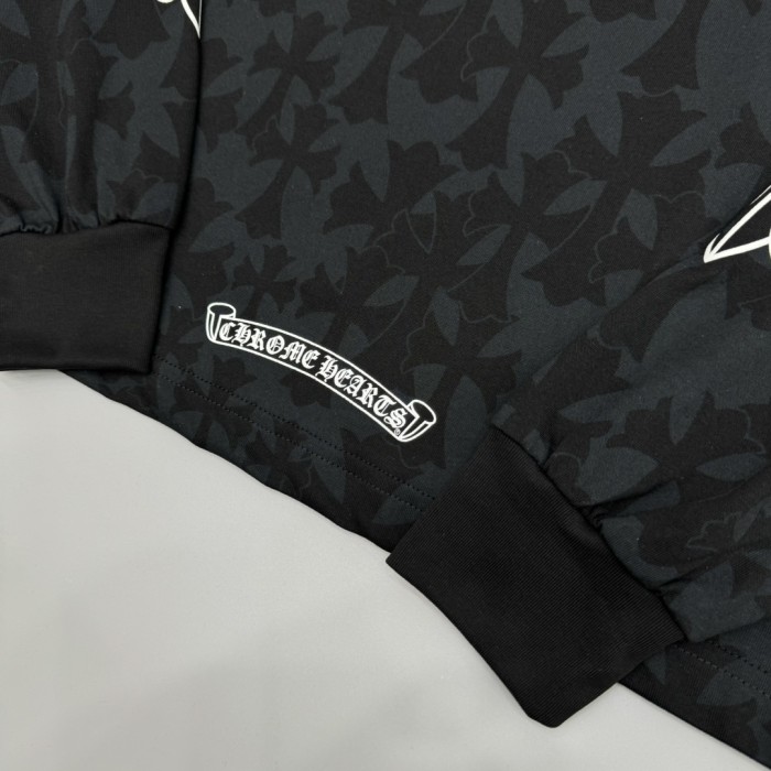 1:1 quality version Subtle Cross All-Over Print & Barbed Wire Sleeve Long Sleeve T-Shirt 29096834