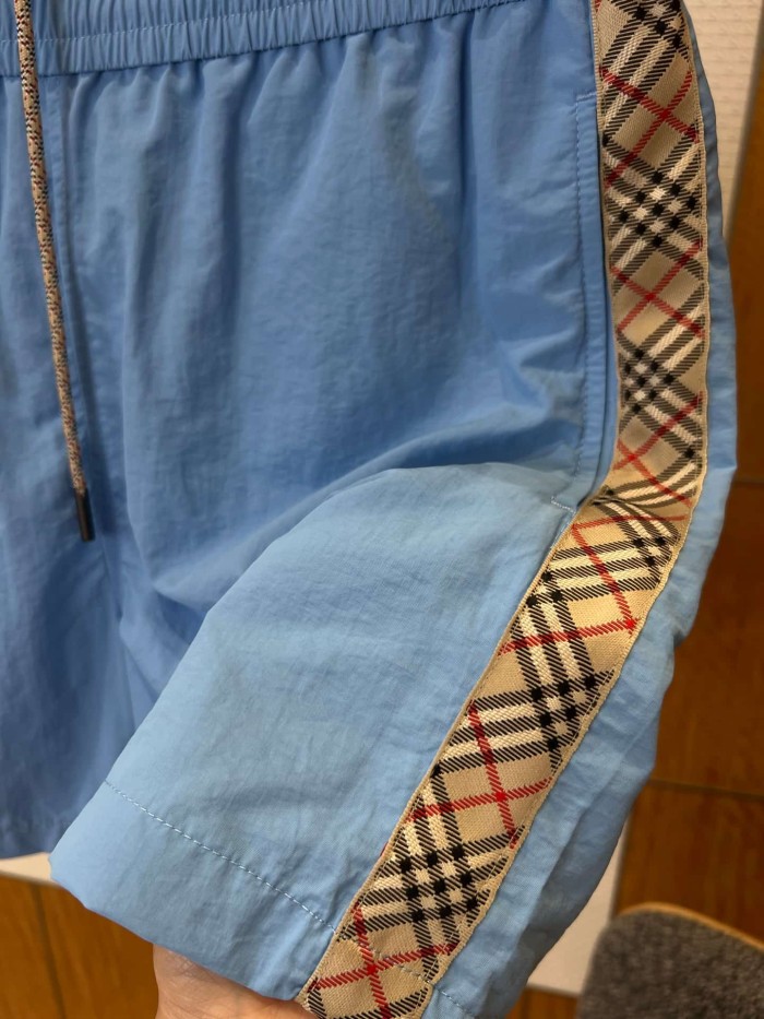 1:1 quality version Classic Plaid Trim Quick Dry Casual Shorts 5 colors 29105431