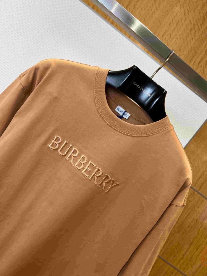 1:1 quality version Classic Letter Embroidered Crewneck T-shirt 2 colors 29105344