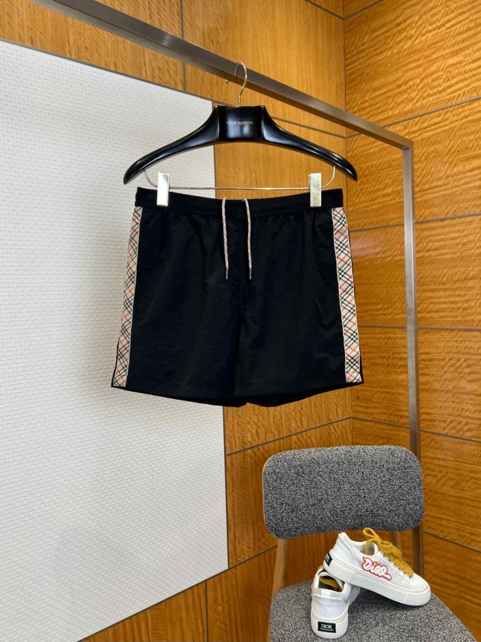 1:1 quality version Classic Plaid Trim Quick Dry Casual Shorts 5 colors 29105431