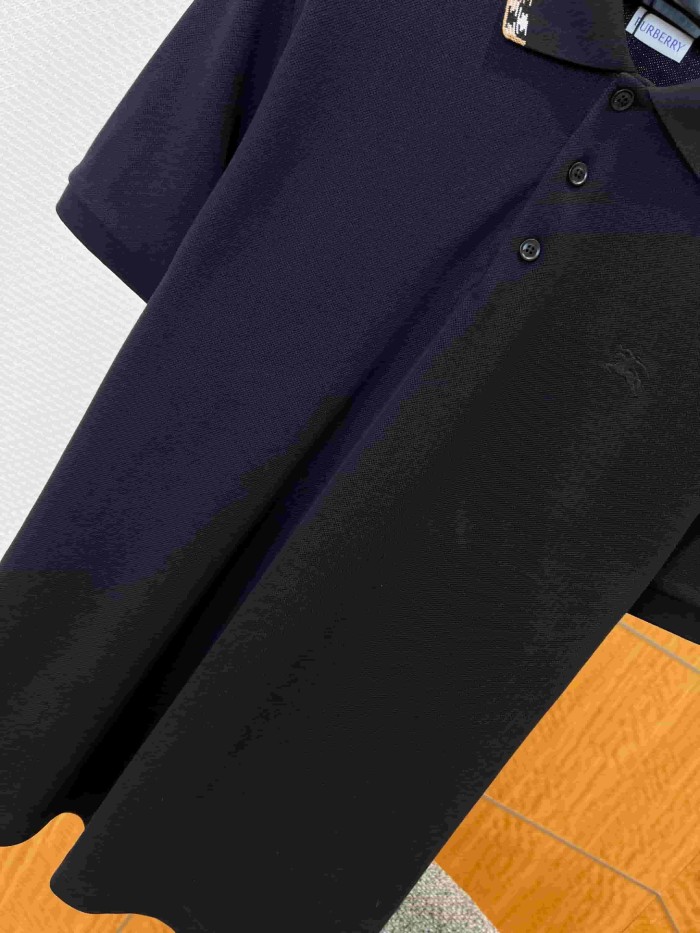 1:1 quality version Check Collar Embroidered Equestrian Knight Logo Polo Shirt 2 colors 29105617
