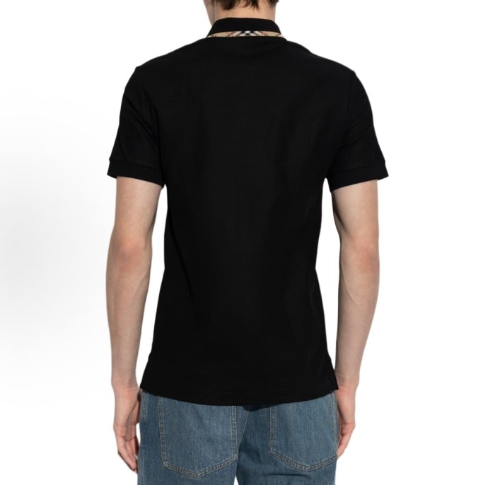 1:1 quality version Check Collar Embroidered Equestrian Knight Logo Polo Shirt 2 colors 29105617