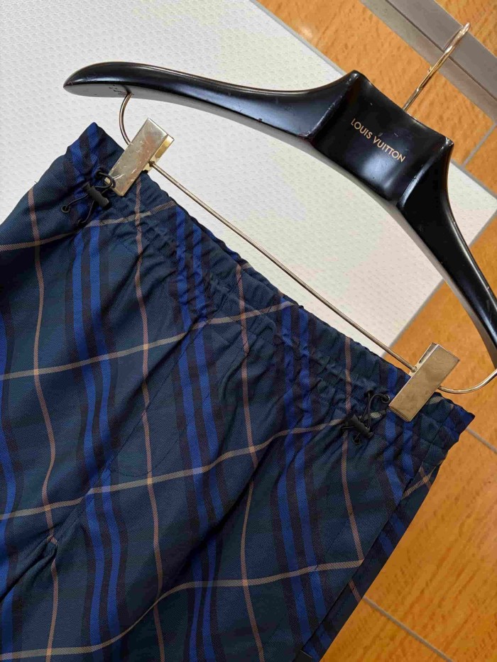 1:1 quality version Classic Check Drawstring Quick Dry Swim Shorts 3 colors 29105540