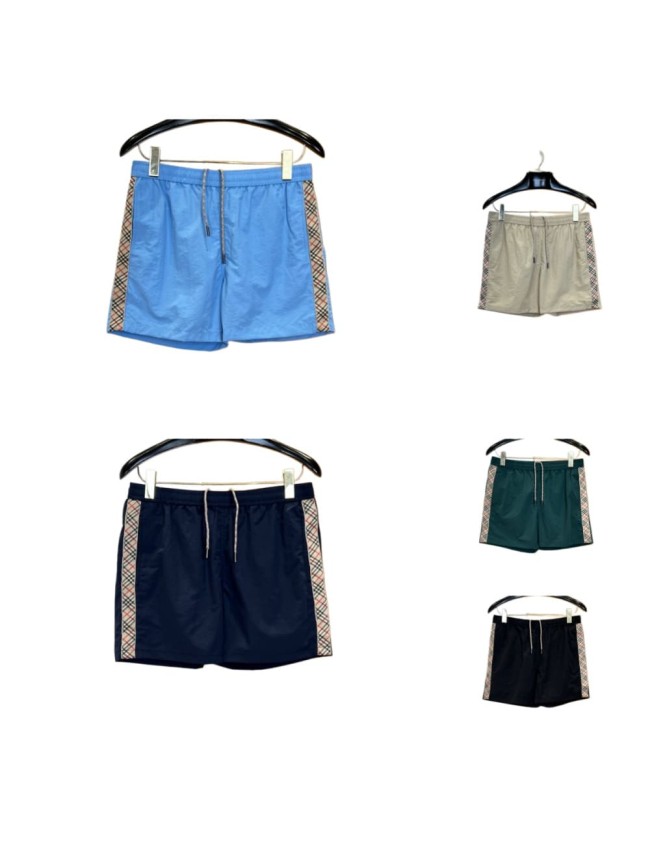 1:1 quality version Classic Plaid Trim Quick Dry Casual Shorts 5 colors 29105431