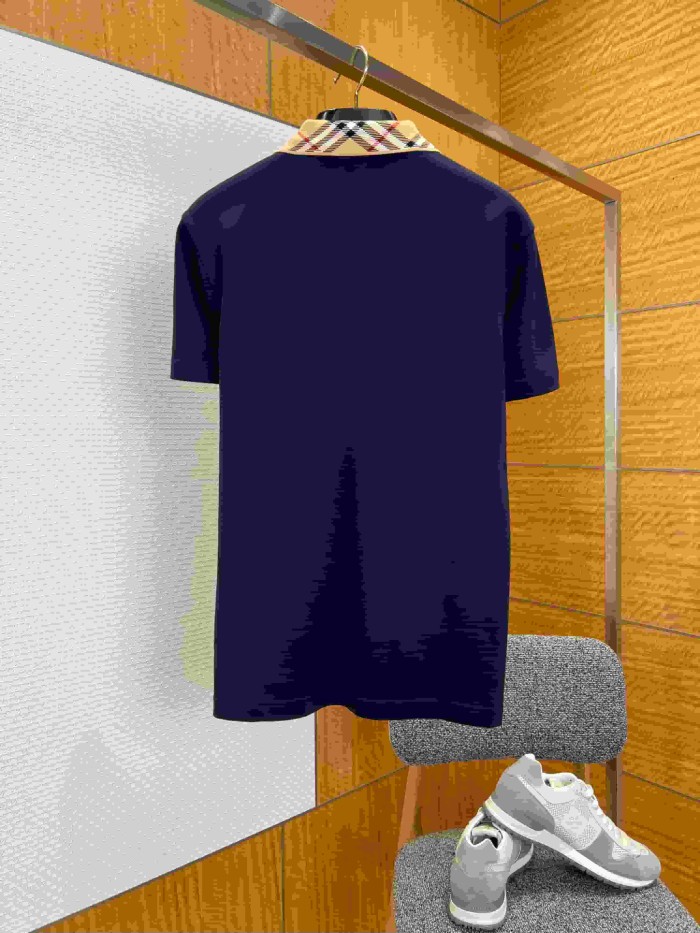 1:1 quality version Classic Check Collar Short Sleeve Polo Shirt 3 colors 29105654