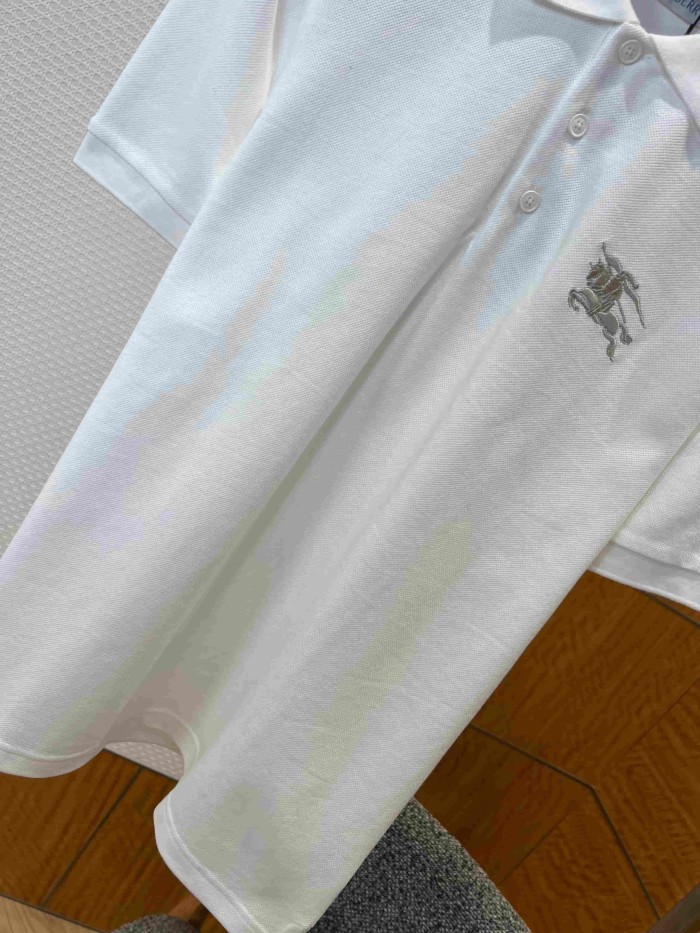 1:1 quality version Embroidered Equestrian Knight Logo Pique Polo Shirt 2 colors 29105698