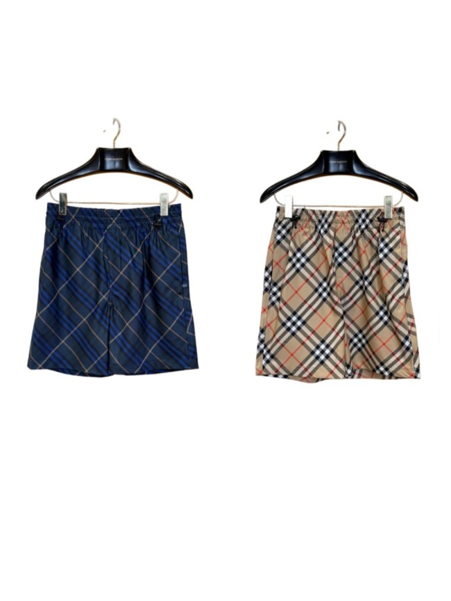 1:1 quality version Classic Check Drawstring Quick Dry Swim Shorts 3 colors 29105540