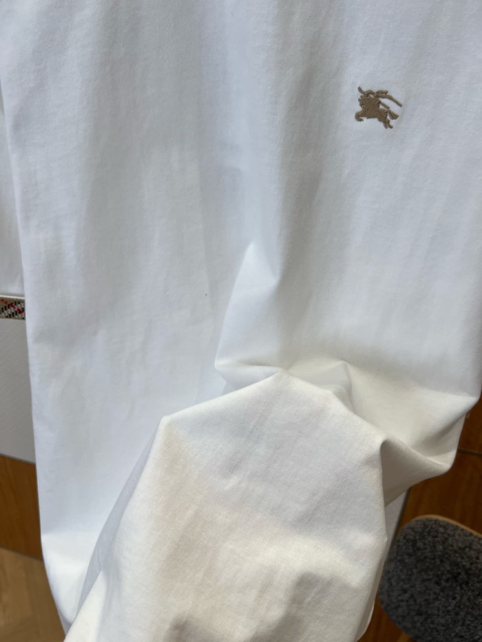 1:1 quality version Classic Knight Embroidered Solid Color Basic T-shirt 2 colors 29105494