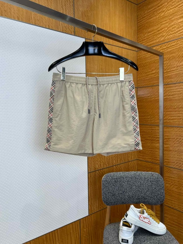 1:1 quality version Classic Plaid Trim Quick Dry Casual Shorts 5 colors 29105431