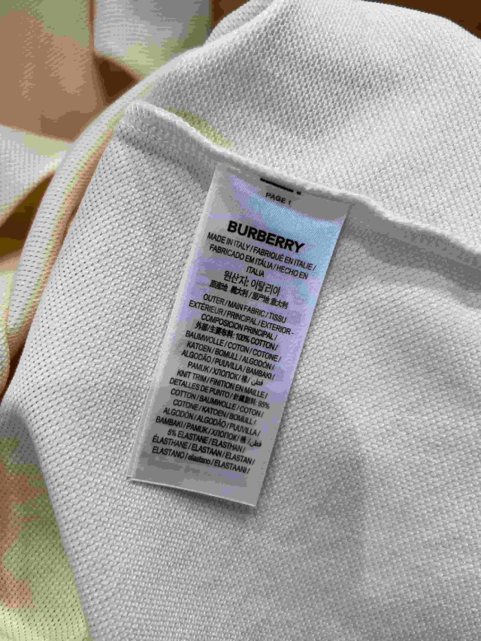 1:1 quality version Classic Check Collar Short Sleeve Polo Shirt 3 colors 29105654