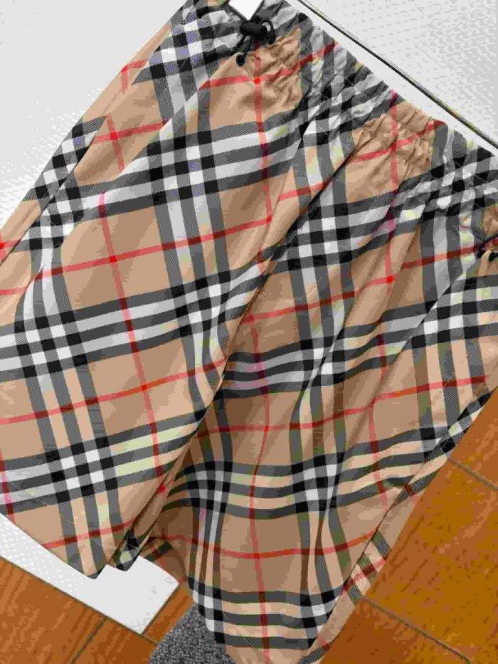 1:1 quality version Classic Check Drawstring Quick Dry Swim Shorts 3 colors 29105540
