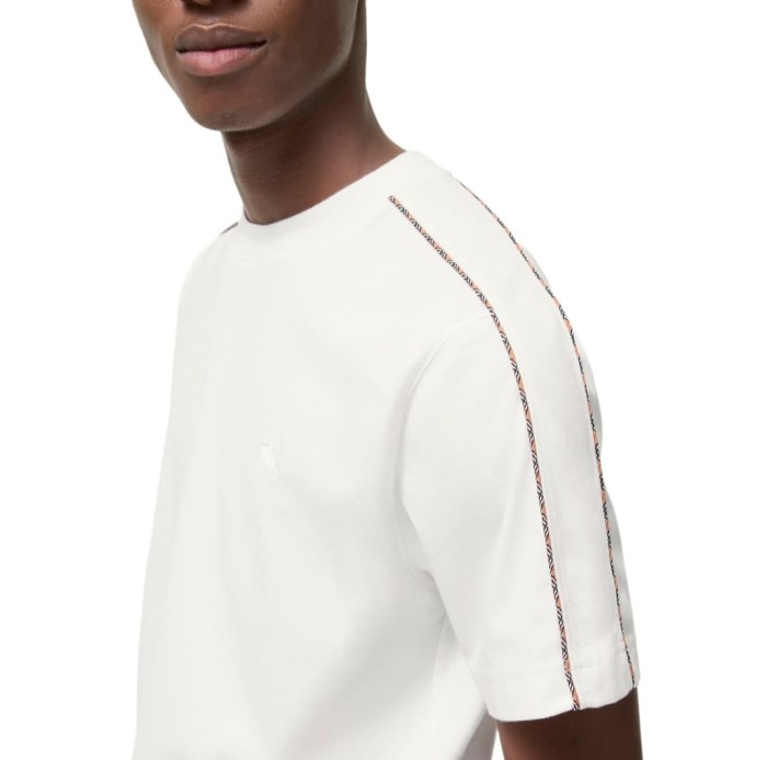 1:1 quality version Classic Plaid Strap Embroidered Crewneck T-shirt 3 colors 29105472