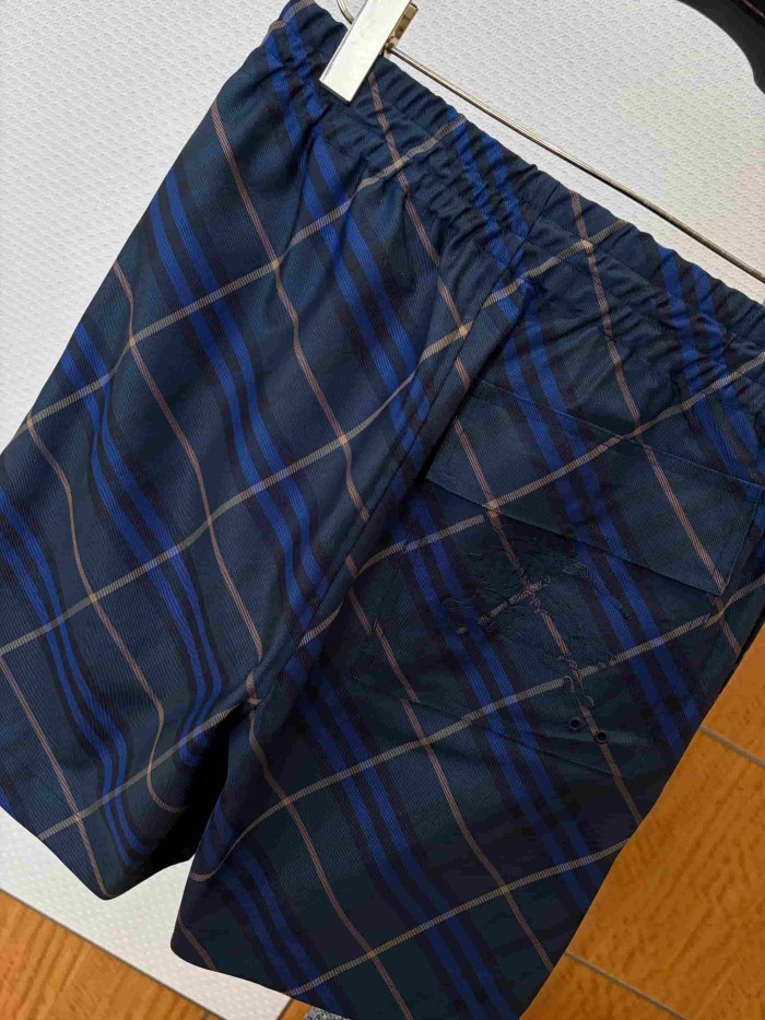 1:1 quality version Classic Check Drawstring Quick Dry Swim Shorts 3 colors 29105540