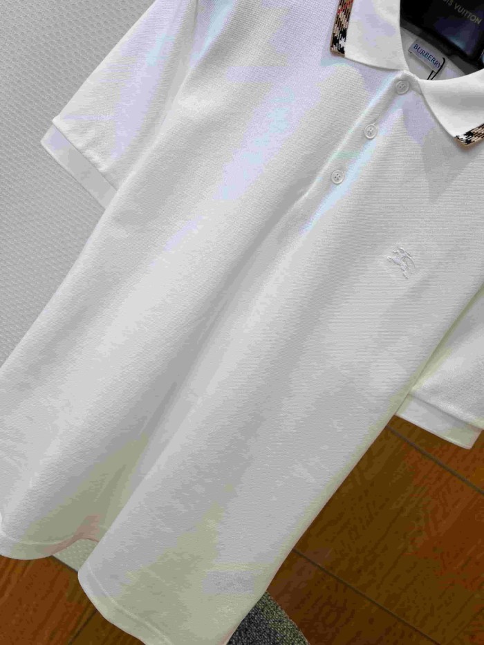 1:1 quality version Check Collar Embroidered Equestrian Knight Logo Polo Shirt 2 colors 29105617