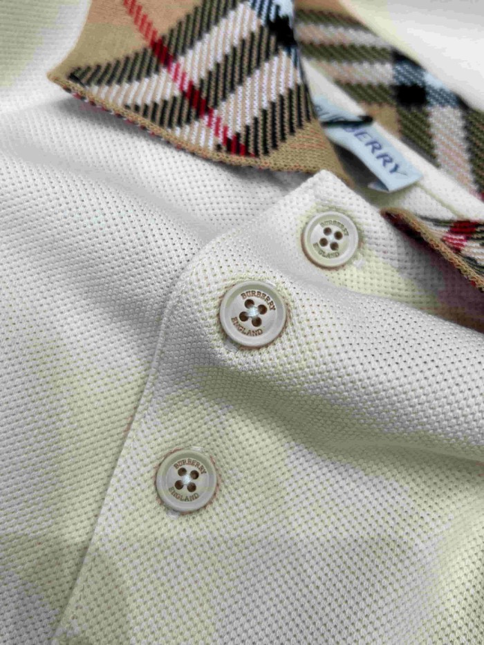 1:1 quality version Classic Check Collar Short Sleeve Polo Shirt 3 colors 29105654