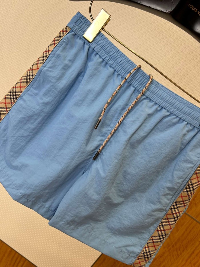 1:1 quality version Classic Plaid Trim Quick Dry Casual Shorts 5 colors 29105431