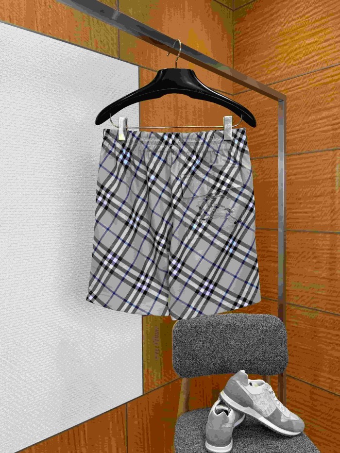 1:1 quality version Classic Check Drawstring Quick Dry Swim Shorts 3 colors 29105540