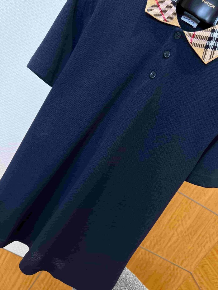 1:1 quality version Classic Check Collar Short Sleeve Polo Shirt 3 colors 29105654