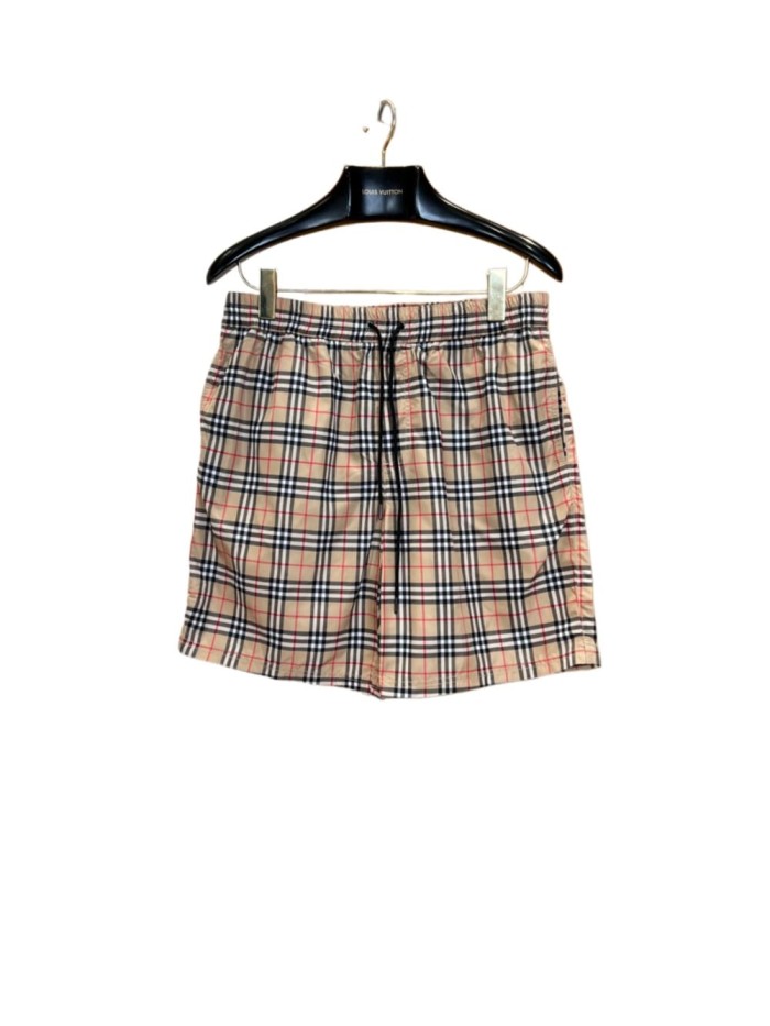 1:1 quality version Classic Plaid Drawstring Casual Shorts 29105480