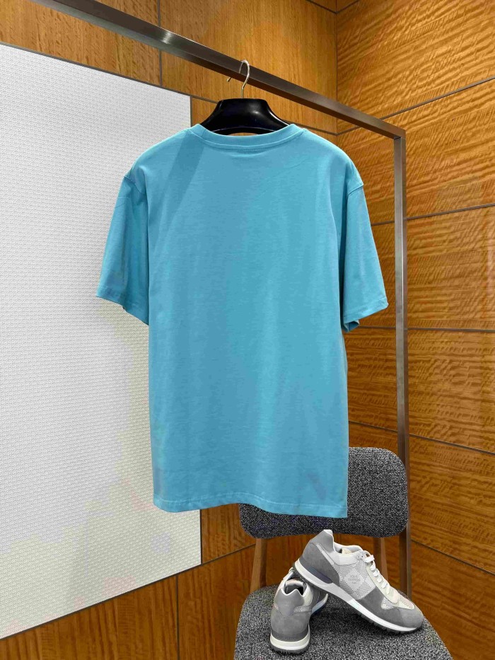 1:1 quality version Luxury Feel Embroidered Combed Cotton Daily T-Shirt 4 colors 29106520