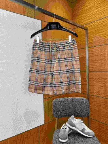 1:1 quality version Classic Check Drawstring Cargo Shorts 29106322