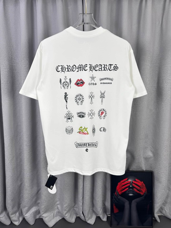 1:1 quality version The horse hoof Sanskrit cross is fully imprinted T-Shirt 2 colors 29106398