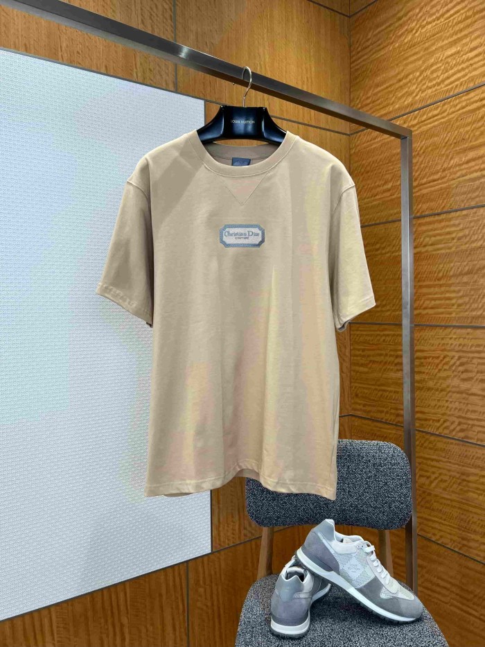 1:1 quality version Luxury Feel Embroidered Combed Cotton Daily T-Shirt 4 colors 29106520