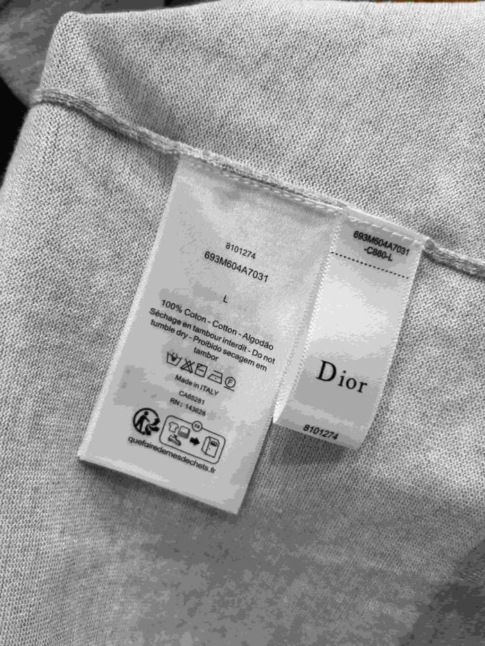 1:1 quality version Minimalist Subtle Jacquard Logo Crew Neck T-shirt 29106609