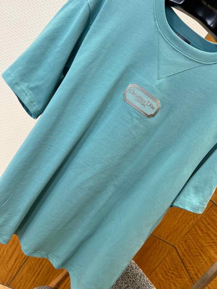 1:1 quality version Luxury Feel Embroidered Combed Cotton Daily T-Shirt 4 colors 29106520