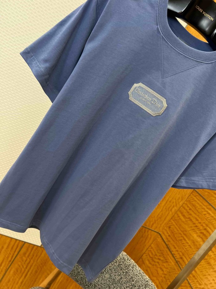 1:1 quality version Luxury Feel Embroidered Combed Cotton Daily T-Shirt 4 colors 29106520