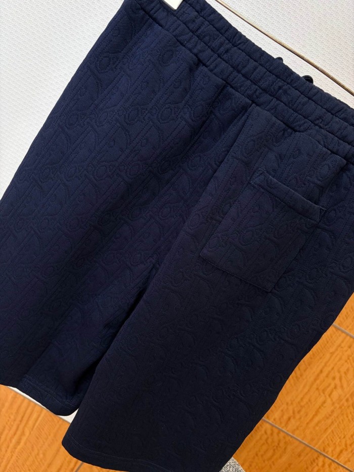 1:1 quality version 3D Embossed Jacquard Light Luxury Casual Shorts 2 colors 29106823