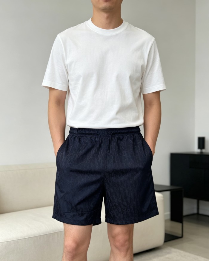 1:1 quality version All Over Subtle Print Quick Dry Breathable Drawstring Casual Shorts 29106710