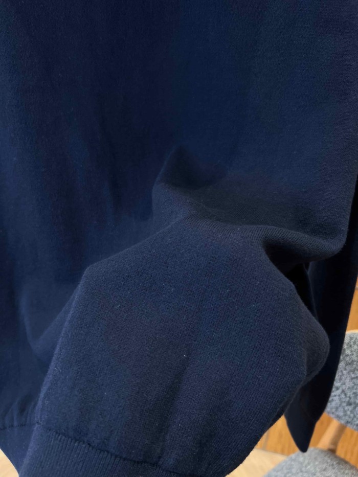1:1 quality version Letter Embroidery Heavyweight Cotton Zip Up Hoodie 2 colors 29106632