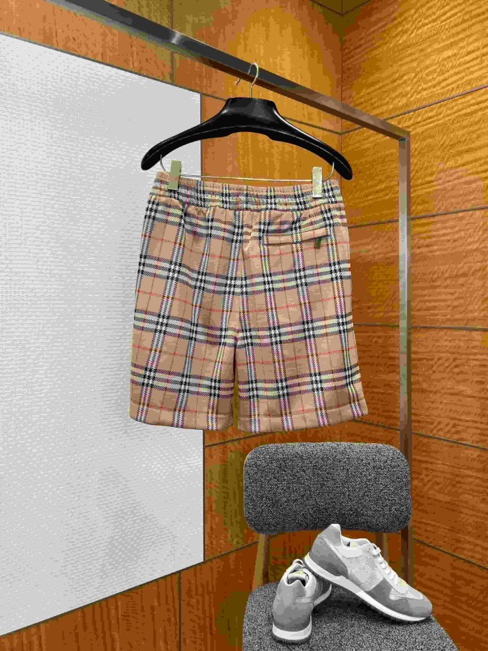 1:1 quality version Classic Check Drawstring Cargo Shorts 29106322