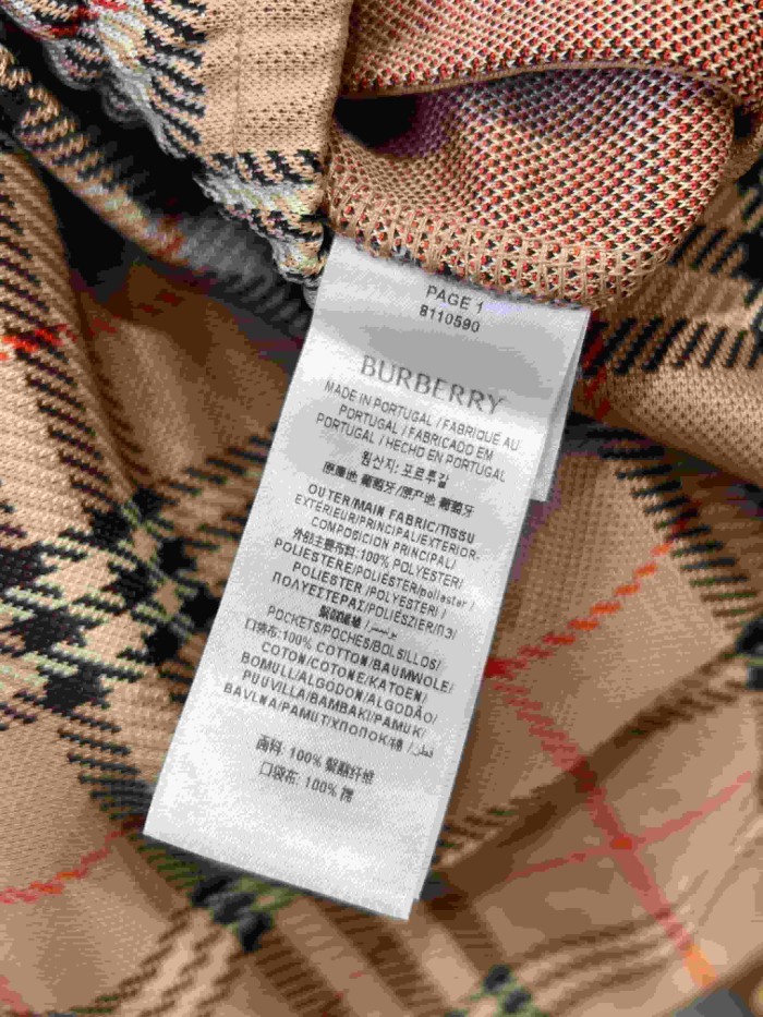 1:1 quality version Classic Check Drawstring Cargo Shorts 29106322