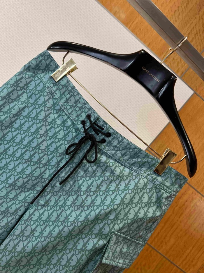 1:1 quality version All Over Monogram Print Drawstring Lightweight Quick Dry Casual Shorts 2 colors 29106742