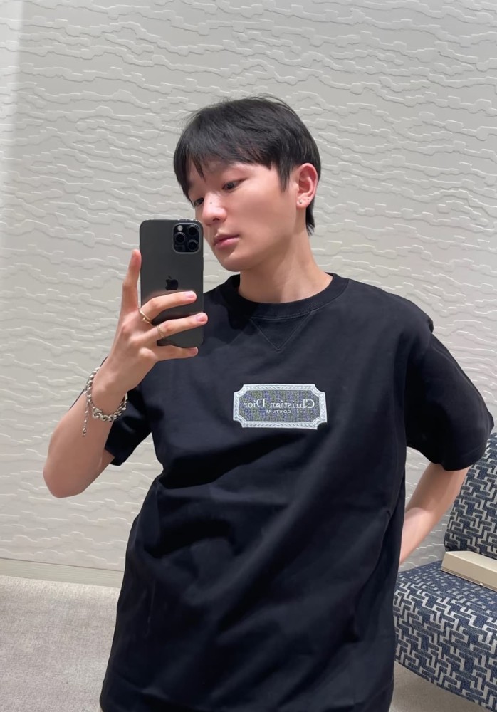 1:1 quality version Luxury Feel Embroidered Combed Cotton Daily T-Shirt 4 colors 29106520