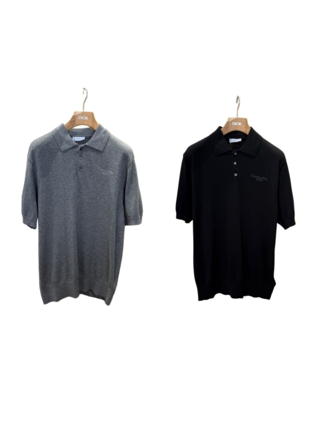 1:1 quality version Classic Embroidery 100% Cotton Knit Polo Shirt 2 colors 29106794