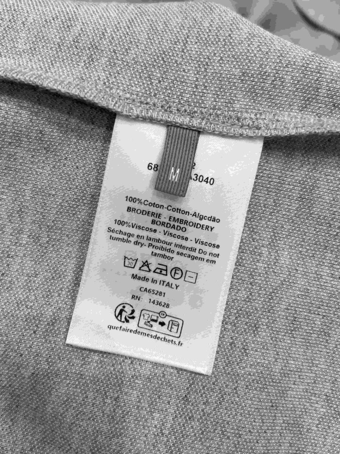 1:1 quality version  Minimal Embroidery Pocket Pique Cotton Short Sleeve Polo Shirt 3 colors 29106649