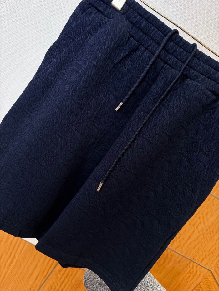 1:1 quality version 3D Embossed Jacquard Light Luxury Casual Shorts 2 colors 29106823